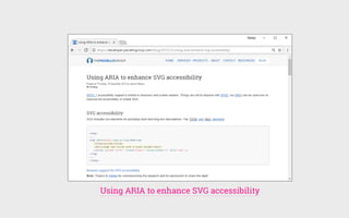 W3C - Using ARIA
 