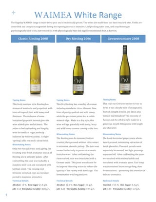 !"                       WAIMEA%05+)'%6(,7'%
         ! N)%!'.8+0)*-!345674!,8$+%!*0!F8?%!%@%,=!=%8,!8$?!*0!,%8.*0(*;8..=!-,*;%?D!N)%!1*$%0!8,%!F8?%!',&F!&:,!M%0(!@*$%=8,?!0*(%0D!T*%.?0!8,%!
         ;&$(,&..%?!8$?!;8$&-=!F8$8+%F%$(!?:,*$+!()%!,*-%$*$+!0%80&$!*0!*$(%$0*@%D!Z%8'!-.:;<*$+!(8<%0!(*F%2!8$?!;,&-!()*$$*$+!*0!
         -0=;)&.&+*;8..=!)8,?!(&!?&2!M:(!,%18,?0!:0!1*()!-)=0*&.&+*;8..=!,*-%!8$?!)*+).=!;&$;%$(,8(%?!',:*(!8(!)8,@%0(D!


                 G+'%%(;"?(,%+()."7889"                           H/E"?(,%+()."788I"                          6,1$/J&/'3(),/"7889"




           J7/')"*$.%'#/$                               J7/')"*$.%'#/$                                   J7/')"*$.%'#/$

           N)*0!.*@%.=!F%?*:F!0(=.%!f*%0.*$+!)80!       N)*0!g,=!f*%0.*$+!)80!8!F%?.%=!&'!8,&F80!        N)*0!=%8,!&:,!L%1h,>(,8F*$%,!*0!(,:%!(&!
           8,&F80!&'!F8$?8,*$!8$?!+,8-%',:*(2!1*()!     *$;.:?*$+!F8$?8,*$2!;*(,:0!M.&00&F2!.*F%2!       '&,FK!*(!)80!8!)%8?=!$&0%!&'!&,8$+%!-%%.2!
           )*$(0!&'!(,&-*;8.!',:*(2!1*.?!)&$%=!8$?!     )*$(0!&'!-*$<!+,8-%',:*(!8$?!1*.?!)&$%=2!        N:,<*0)!?%.*+)(2!.=;)%%0!8$?!0-*;%2!-.:0!
           '.*$(*$%00D!!N)%!*$;.:0*&$!&'!0&F%!          1)*.%!()%!-%,0*0(%$(!-8.8(%!)80!8!0:M(.%!        )*$(0!&'!F8,0)F8..&1i!N)%!*$(%$0*(=!&'!

           M&(,=(*0%?!+,8-%0!8(!)8,@%0(!+*@%0!()%!      F*$%,8.!%?+%D!!68?%!*$!8!?,=!0(=.%2!()*0!        '.8@&:,!8$?!()%!&''G?,=!0(=.%!F8<%!'&,!8!
           1*$%!8??%?!0-*;%!8$?!,*;)$%00D!!N)%!         1*$%!1*..!8+%!+,8;%':..=!1*()!$:((=a18S=!        +%$%,&:02!F&:()G'*..*$+!1*$%!1*()!.%$+()!
           -8.8(%!*0!M&()!,%',%0)*$+!8$?!.%$+()=2!      8$?!1*.?!)&$%=!8,&F80!;&F*$+!(&!()%!'&,%D!       8$?!;)8,8;(%,D!

           1*()!()%!,%0*?:8.!0:+8,!-%,'%;(.=!
                                                        2)"#E7;)"*$.%'#/$                                2)"#E7;)"*$.%'#/$
           M8.8$;%?!M=!()%!'*,F!8;*?*(=D!!4!0.*+)(!
                                                        N)%!f*%0.*$+!180!?%!0(%FF%?2!M:(!$&(!            N)%!)8$?G)8,@%0(%?!+,8-%0!1%,%!1)&.%G
           [0-,*(>*+!8??0!>%0(!8$?!8!;.%8$!'*$*0)D!
                                                        ;,:0)%?2!()%$!-,%00%?!1*()&:(!0<*$!;&$(8;(!      M:$;)!-,%00%?2!F*$*F*0*$+!%S(,8;(*&$!&'!
           2)"#E7;)"*$.%'#/$
                                                        (&!F*$*F*0%!-)%$&.*;!-*;<:-D!!N)%!d:*;%!180!     )8,0)!-)%$&.*;0D!j*$%=8,?!-8,;%.0!1%,%!
           #$.=!',%%G,:$!d:*;%!180!:0%?2!+*@*$+!()%!
                                                        (,%8(%?!,%?:;(*@%.=!(&!-,%0%,@%!8,&F8(*;!        0%-8,8(%.=!'%,F%$(%?2!8$?!.*+)(!-,%00*$+0!
           ,%0:.(*$+!1*$%!',%0)!8,&F8(*;0!(=-*;8.!&'!
                                                        ',:*(!;)8,8;(%,D!!4'(%,!;&.?!0%((.*$+2!()%!      0%-8,8(%?!&''D!!4'(%,!;&.?!0%((.*$+!()%!d:*;%0!
           f*%0.*$+!8$?!8![?%.*;8(%!-8.8(%D!!4'(%,!
                                                        ;.%8$G,8;<%?!d:*;%!180!*$&;:.8(%?!1*()!8!        1%,%!,8;<%?!1*()!F*$*F8.!0&.*?0!8$?!
           ;&.?!0%((.*$+!()%!d:*;%!180!,8;<%?!(&!8!
                                                        L%,F8$!=%80(D!!N)*0!=%80(!180!;)&0%$!'&,!        *$&;:.8(%?!1*()!8,&F8(*;!=%80(D!U&&.!(%F-!
           0(8*$.%00!0(%%.!(8$<!8$?!*$&;:.8(%?!1*()!
                                                        *(0!(%,-%$%!.*M%,8(*$+!8;(*&$!(&!M&.0(%,!()%!    180!F8*$(8*$%?!(&!%$;&:,8+%!.&$+2!0.&1!
           L%,F8$!=%80(D!!N)%!%$0:*$+!;&&.!
                                                        (=-*;*(=!&'!()%!@8,*%(=!1*()!M&((.%!8+%D!!N)%!   '%,F%$(8(*&$0!!G!-,&F&(*$+!()%!,%(%$(*&$!&'!
           '%,F%$(0!0(,%(;)%?!&@%,!8$!%S(%$?%?!
                                                        '%,F%$(8(*&$!180!.&$+!8$?!;&&.D!!                ?%.*;8(%!8,&F8(*;0D!!!
           -%,*&?!(&!F8S*F*0%!8,&F8(*;0D!
           J#:("):7-$K#'7)-/$                           J#:("):7-$K#'7)-/$                               J#:("):7-$K#'7)-/$
           =+;0>0+K!AC!^!!!?,%"#$.'/!"ADb!+aZ!!         =+;0>0+K!A"D]!^!!?,%@"#$.'/K!_D`!+aZ!!           =+;0>0+K!A_D]!^!!!?,%"#$.'/K!`DC!+aZ!!
           ABK!CDAC!!C(&/'&'*+,"=;(D(&EK!bDb]!+aZ!      ABK!CD"b!!!C(&/'&'*+,"=;(D(&EK!JDB]!+aZ!         ABK!CDb]!!!C(&/'&'*+,"=;(D(&EK!`De!+aZ!!
     !
_!
 