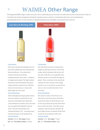 !"                       WAIMEA%8)5'"%6(,7'%
                                          %
         N)%!'.8+0)*-!345674!,8$+%!*0!F8?%!%@%,=!=%8,!8$?!*0!,%8.*0(*;8..=!-,*;%?D!N)%!1*$%0!8,%!F8?%!',&F!&:,!M%0(!@*$%=8,?!0*(%0D!T*%.?0!8,%!
         ;&$(,&..%?!8$?!;8$&-=!F8$8+%F%$(!?:,*$+!()%!,*-%$*$+!0%80&$!*0!*$(%$0*@%D!Z%8'!-.:;<*$+!(8<%0!(*F%2!8$?!;,&-!()*$$*$+!*0!
         -0=;)&.&+*;8..=!)8,?!(&!?&2!M:(!,%18,?0!:0!1*()!-)=0*&.&+*;8..=!,*-%!8$?!)*+).=!;&$;%$(,8(%?!',:*(!8(!)8,@%0(D!


            M'&,"B'/2,%&"?(,%+()."788I"                               5()0&"?0%,"788<"




          J7/')"*$.%'#/$                                    J7/')"*$.%'#/$
          N)*0!=%8,0!Z8(%!c8,@%0(!f*%0.*$+!*0!(,:%!(&!     #:,!V*$&(!f&0Y!)80!$&(%0!&'!18(%,F%.&$2!
          '&,F!1*()!8!+&.?%$!):%!8$?!0)&1*$+!;.%8,!         ,80-M%,,=!8$?!.*9:&,!;)%,,*%0D!5(!)80!',%0)!
          I&(,=(*0!*$'.:%$;%D!!5(!)80!?*0(*$;(*@%!          8;*?*(=2!1)*;)!;&FM*$%?!1*()!()%!d:0(!&''G
          8,&F80!&'!M%%018S!8$?!)&$%=2!                     ?,=!0(=.%k!F8<%!()*0!8!@%,=!-8.8(8M.%!1*$%D!!
          ;&F-.%F%$(%?!M=!;*(,:0!$&(%0!Q!F8$?8,*$!          g%.*;8(%!(8$$*$0!8,%!(),%8?%?!(),&:+)!()%!
          &,!(8$+%.&!-%%.0!F8=M%D!N)%!)*+)!,%0*?:8.!        -8.8(%D!!N)%0%!;&$(,*M:(%!(&!()%!.&$+!'*$*0)!
          01%%($%00!*0!-%,'%;(.=!M8.8$;%?!M=!+&&?!          8$?!+*@%!()%!1*$%!0(,:;(:,%!8$?!%$&:+)!
          8;*?*(=!8$?!.&1%,!8.;&)&.D!L&%0!1*()!M.:%!        -*>>8>>!(&!:0%!*(2!$&(!&$.=!80!8$!8-%,*(*'2!M:(!
          ;)%%0%0!8$?!0.*;%?!-%8,2!&,!%$d&=!1*()!           8.0&!80!8!@%,=!@%,08(*.%!'&&?!1*$%D!N,=!*(!
          M8<%?!8--.%!-*%!8$?!;,%8FD!                       1*()!-&,<D!
          2)"#E7;)"*$.%'#/$                                 2)"#E7;)"*$.%'#/$
          4'(%,!-,&.&$+%?!-,%00*$+!(&!+%$(.=!%S(,8;(!       3%!;)&&0%!(&!F8<%!8!V*$&(!f&0Y!80!$&(!
          ()%!d:*;%!',&F!()%!,8*0*$%?!M%,,*%02!()%!         &$.=!?&%0!*(!;&$;%$(,8(%!()&0%!V*$&(!/&*,!
          F:0(!180!;&.?!0%((.%?!8$?!,8;<%?!()%$!            F:0(0!',&F!1)*;)!1%!M.%%?!()%!d:*;%2!M:(!
          ;&8,0%!'*.(,8(*&$!(&!0(8*$.%00!0(%%.D!N)%!F:0(!   1%!.&@%!()%!-,*F8,=!M%,,=!',:*(!$&(%0!V*$&(!
          180!*$&;:.8(%?!1*()!)*+)!I,*S!(&.%,8$(!           +*@%0!(&!()*0!1*$%!0(=.%D!!V*$&(!/&*,!F:0(0!
          =%80(D!!N)%!0.&1!'%,F%$(8(*&$!180!                :$?%,+&!8!;&.?!0&8<!-%,*&?2!8$?!8'(%,!_b!
          F8*$(8*$%?!M%.&1!A_lU!Q!%$0:,*$+!0(,&$+!          )&:,0!.*+)(!,%?!d:*;%!*0!?,8*$%?!&''!()%!V*$&(!
          @8,*%(8.!8,&F8(*;0!*$!()%!'*$*0)%?!1*$%D!!        @%00%.0!'&,!()%!-,&?:;(*&$!&'!()%!,&0YD!!
          J#:("):7-$K#'7)-/$                                J#:("):7-$K#'7)-/$
          =+;0>0+K!AeD`!^!!!?,%"#$.'/!b_!+aZ!!              =+;0>0+K!AC!^!!!?,%"#$.'/!!JD]!+aZ!!
          ABK!CDb_!!C(&/'&'*+,"=;(D(&EK!`DJ]!+aZ!           ABK!CD_A!!C(&/'&'*+,"=;(D(&EK!b!+aZ!
     !
`!
 