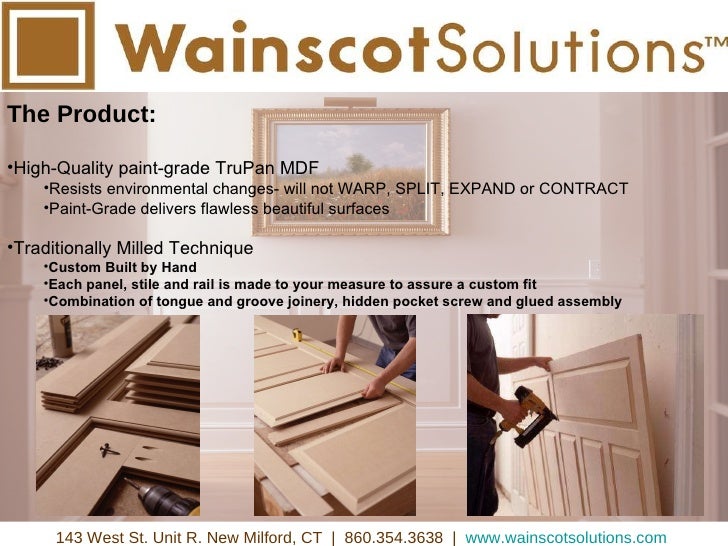 Wainscot Solutions Presentation