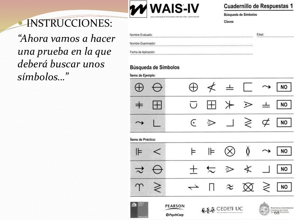 Escala de Wechsler para Adultos Wais IV