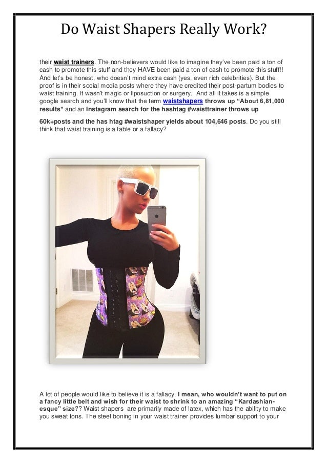 Do Waist Shapers Really Work?
