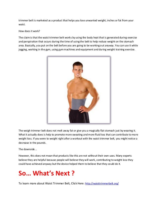 Waist Trimmer Belt
