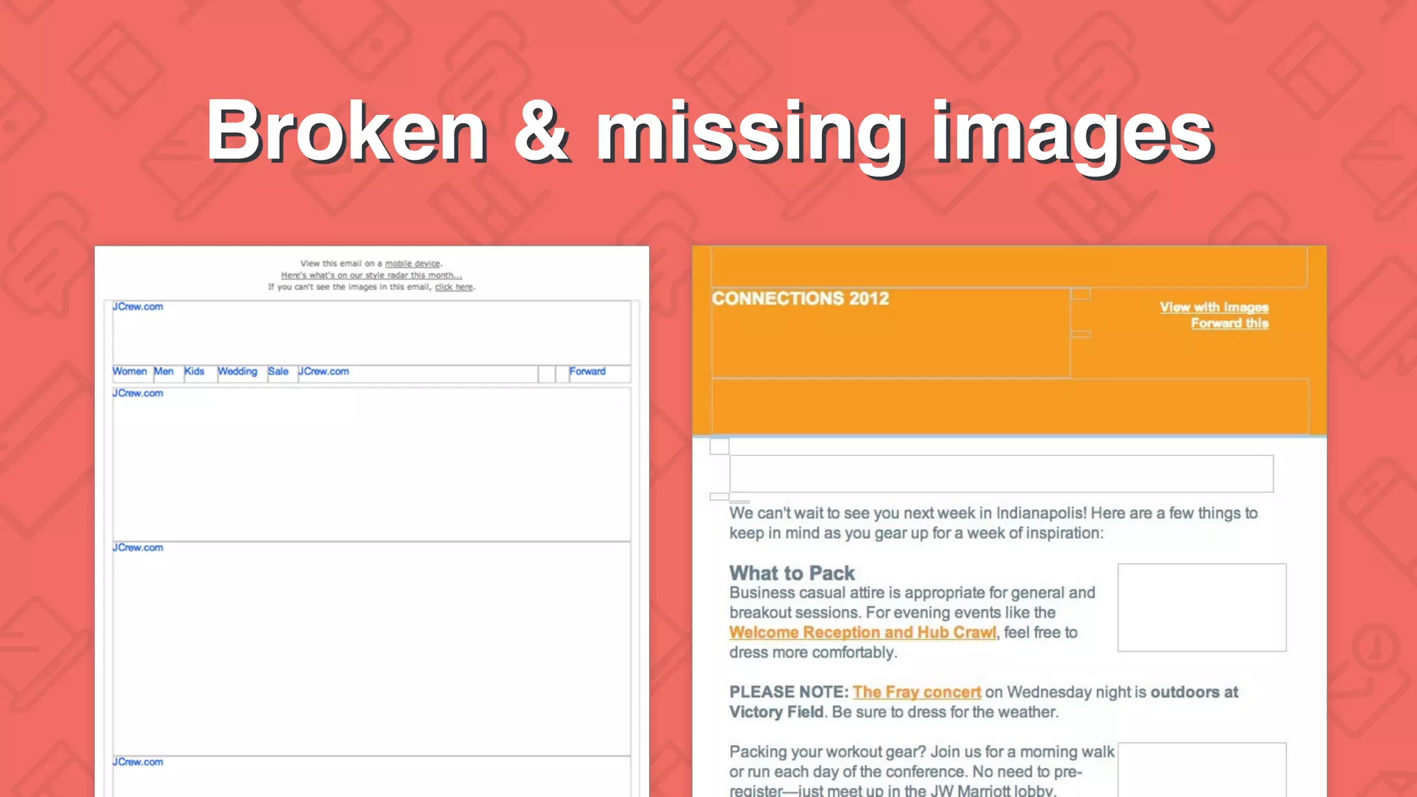 Broken & missing images
 