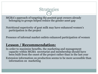 The Meru Goat Breeders’ Association (MGBA): A poor farmers’ empowerment initiative