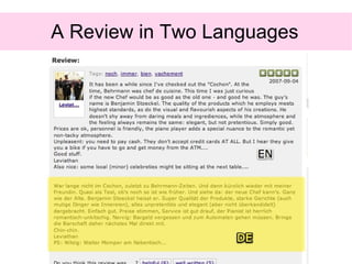 A Review in Two Languages 