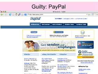 Guilty: PayPal 