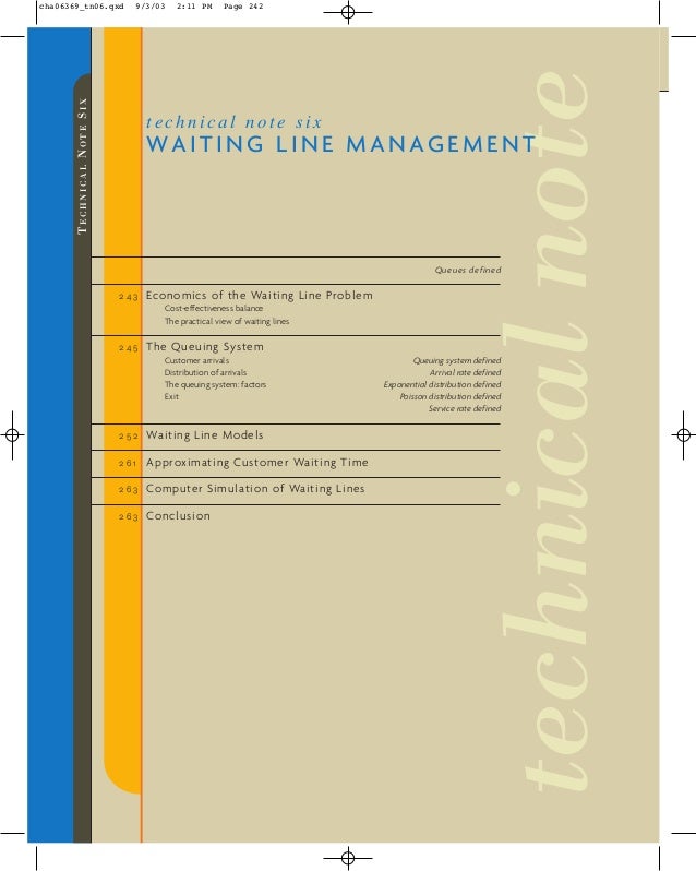 Waiting Lines 2