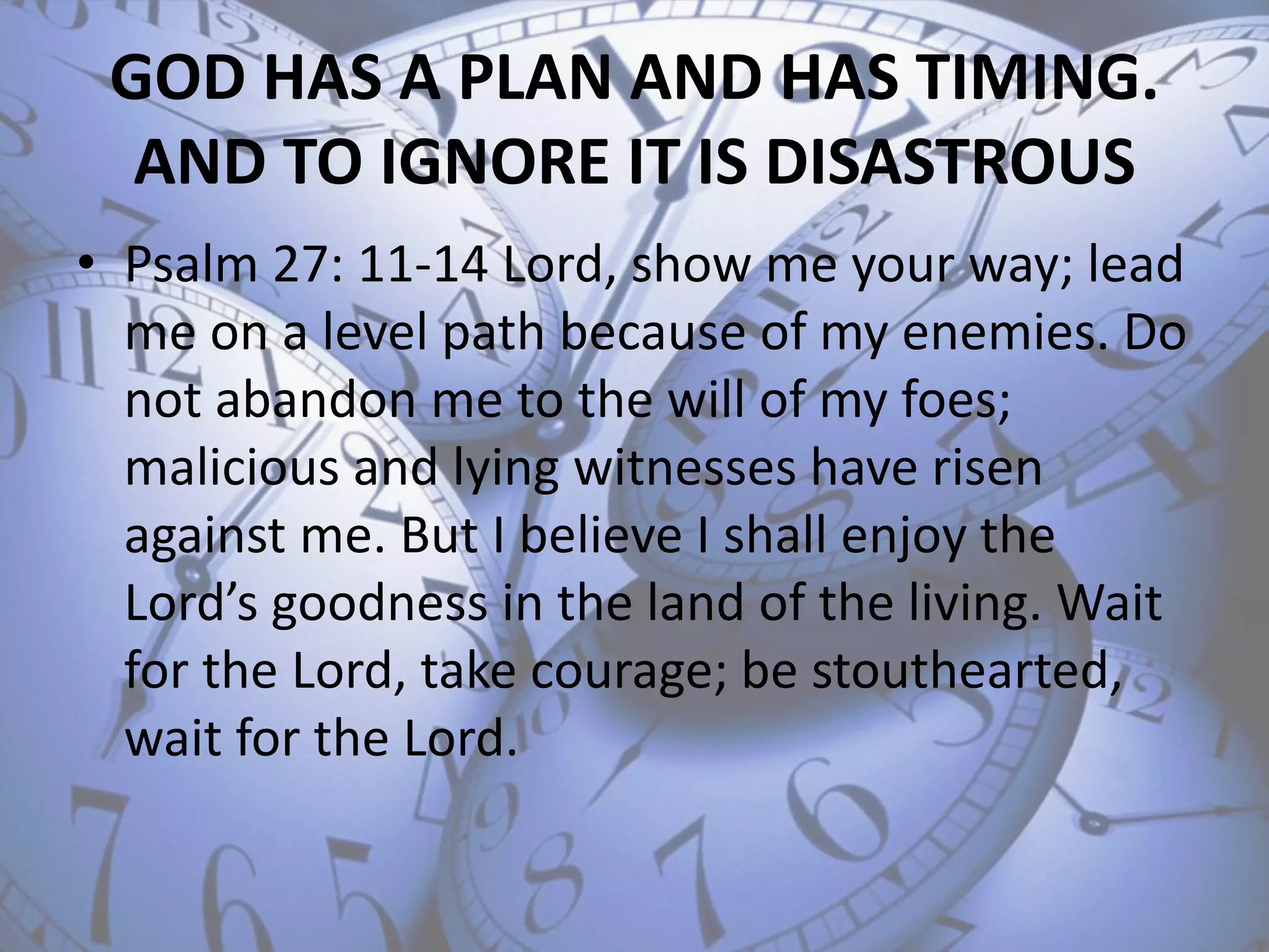 Waiting on God’s Timing | PPTX