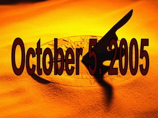 October 5, 2005 