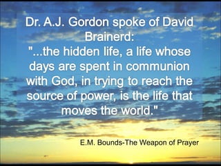 E.M. Bounds-The Weapon of Prayer 