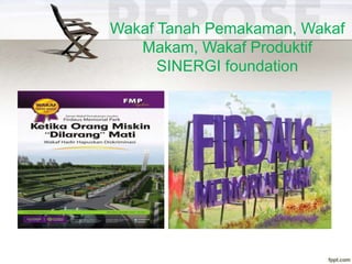 Wakaf Tanah Pemakaman, Wakaf
Makam, Wakaf Produktif
SINERGI foundation
 