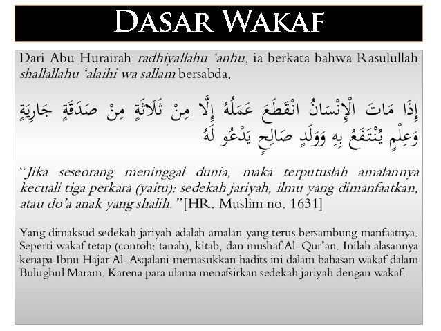 Yuk Simak 12+ Wakaf Berasal Dari Bahasa Arab Yang Berarti Paling Lengkap 
