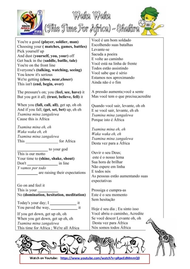 Waka Waka English