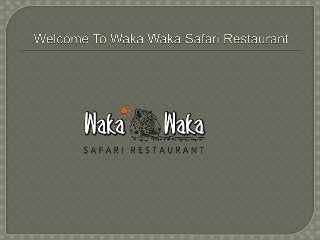 Best Seafood Restaurant Aruba - Waka Waka Safari Restaurant 