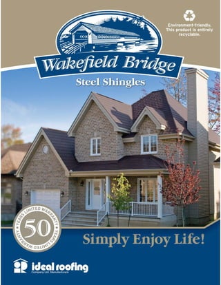 Wakefield Brochure of steel Shingles