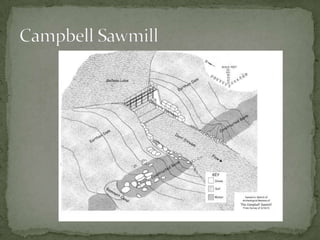  Drawing scaled and measured maps of visible surface features and architectural elements.No subsurface excavation or artifact recovery was undertaken.