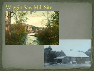 Great East Lake SiteDry laid stone feature, possible mill building location