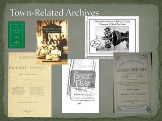 Town-Related Archives
