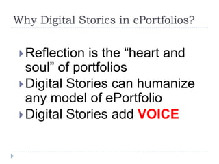 Goal: Balance in Electronic PortfoliosPurposeImprovementAccountabilityHighly StructuredUniformity and StandardizationRequired AssignmentsFaculty Evaluation   ComplexityChecklistData!EngagementDeep LearningPersonalizationChoice and VoiceLifelong SkillsEase of UseOwnershipTimeOpportunity Cost