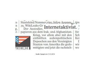 Quelle: Spiegel vom 13.12.2010 