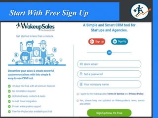 Start With Free Sign Up
 