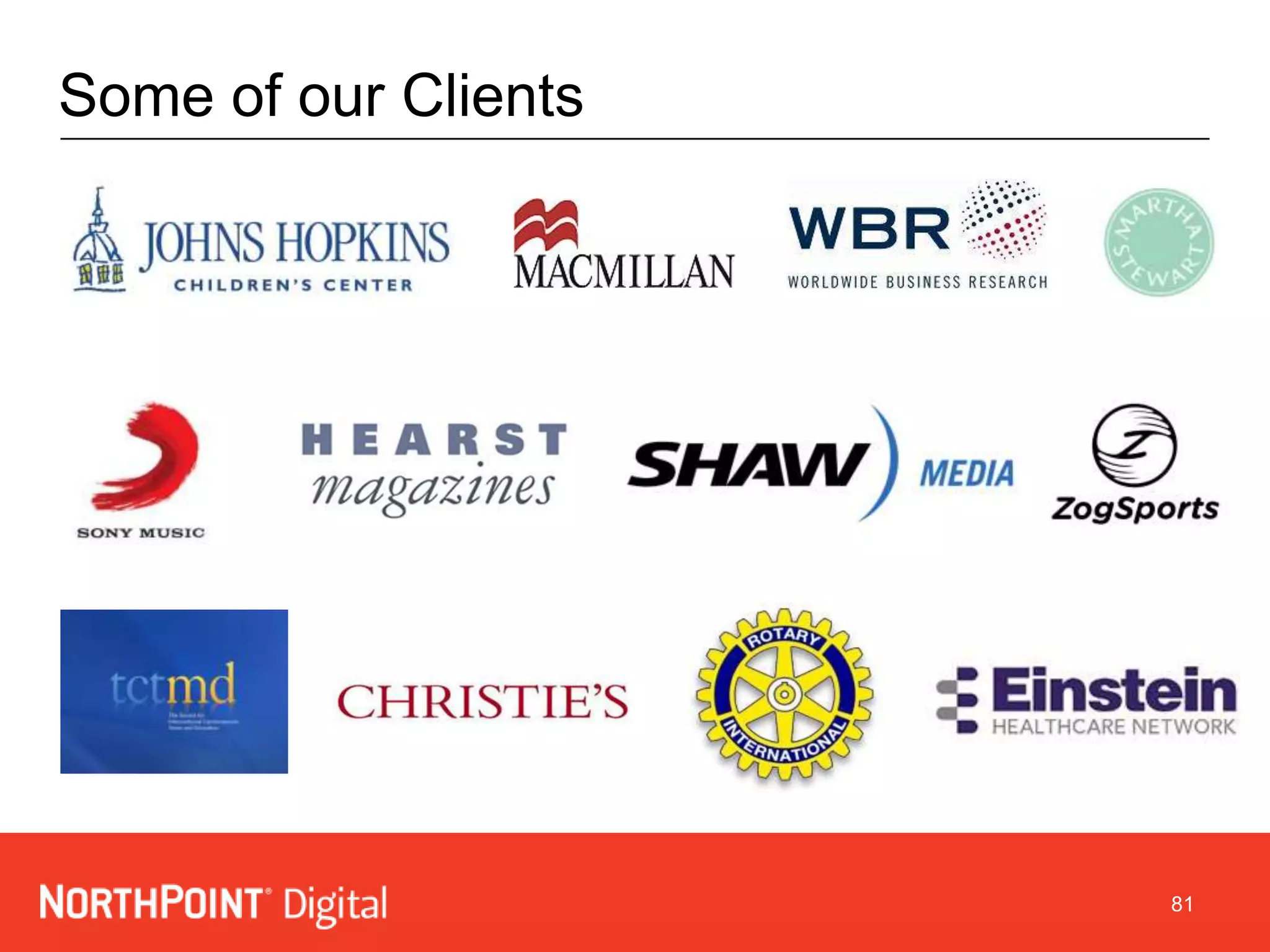 81
Some of our Clients
 