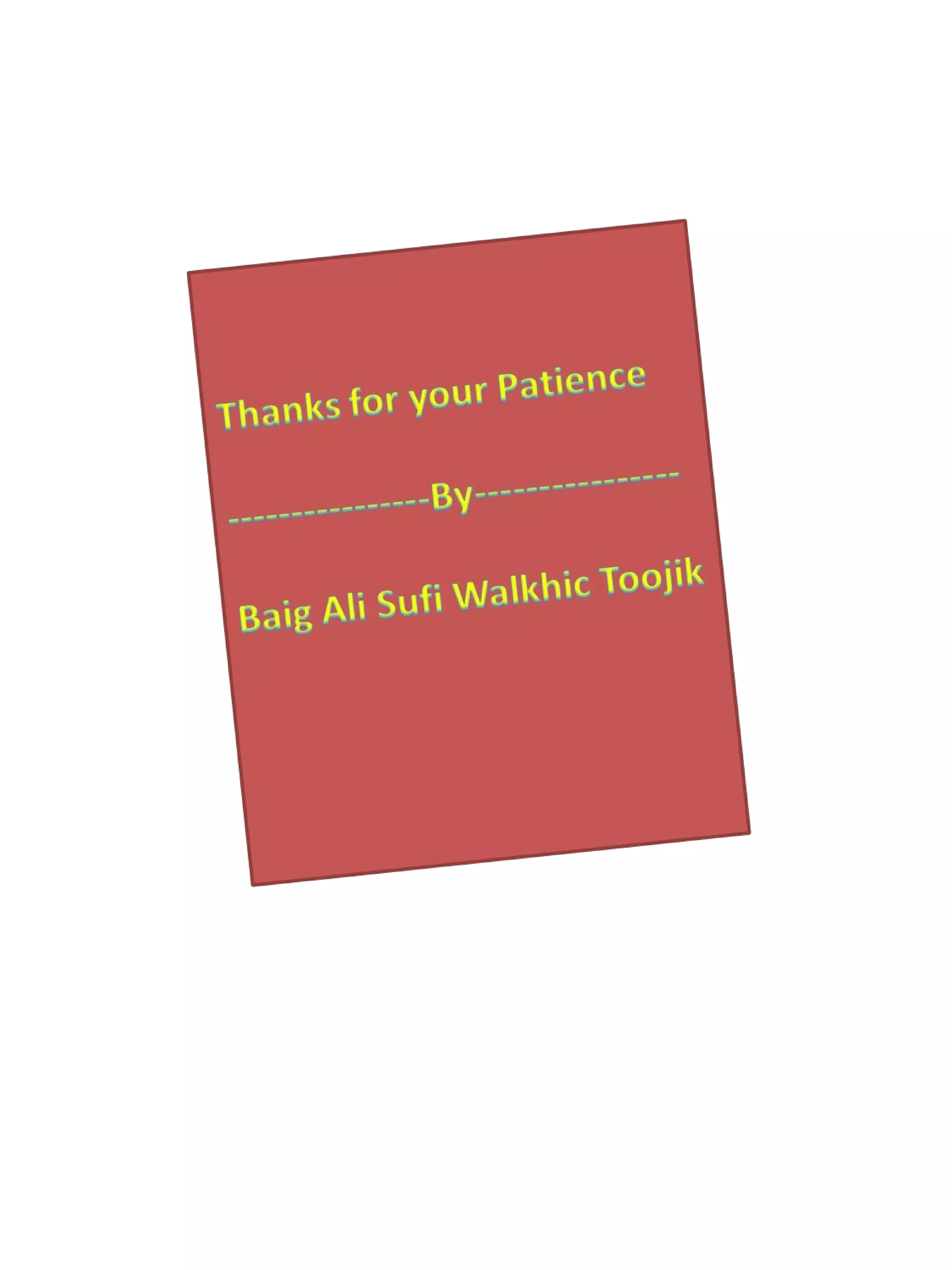 Wakhi language presentation