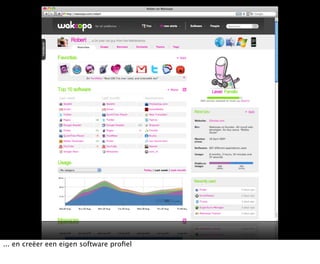 ... en creëer een eigen software proﬁel
 