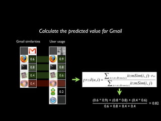 How to build a recommender system?