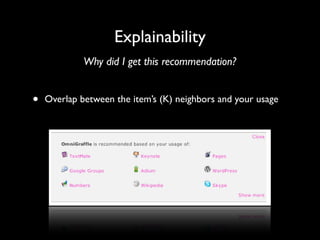 How to build a recommender system?
