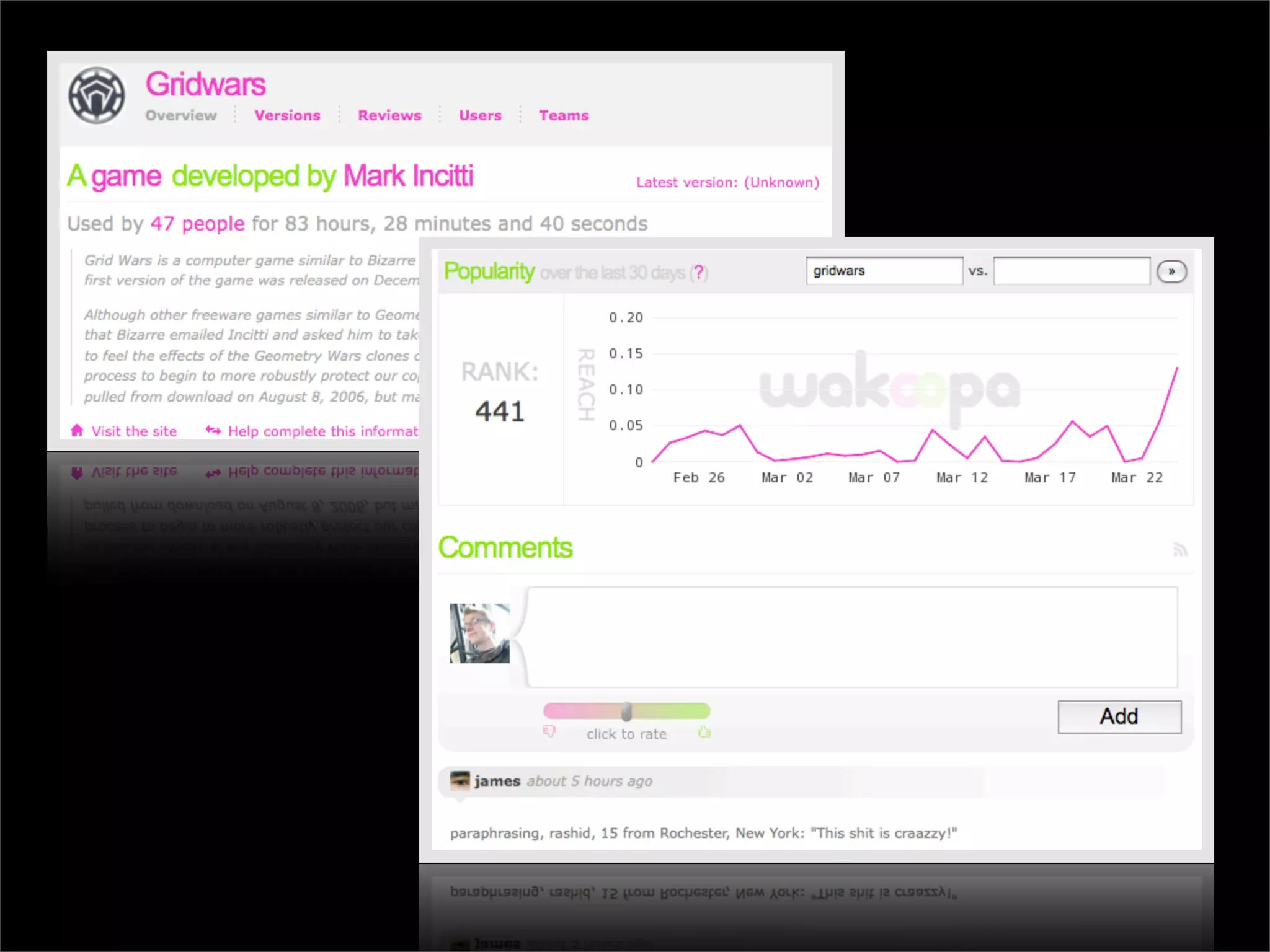 Wakoopa at The Next Web 2008