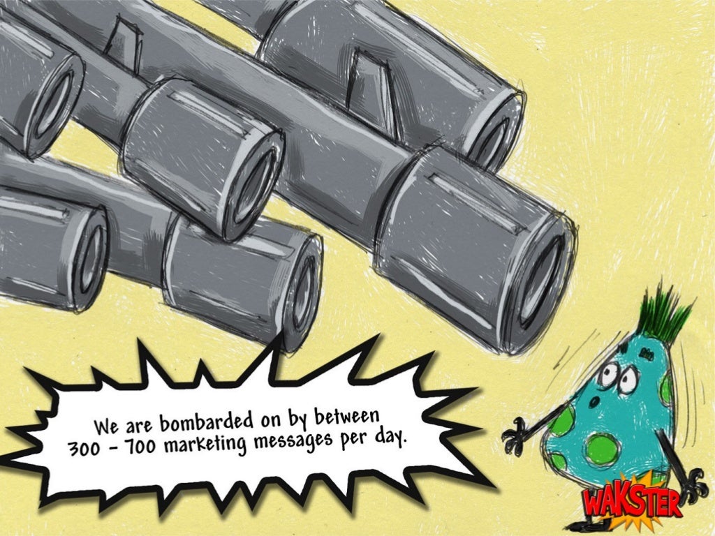 We are bombarded on by