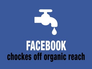 Facebook chokes off organic reach
 