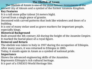 Axsum Pattern Indigenous Knowledge and Architectural Heritage of Ethiopia's Rock-Hewn ...