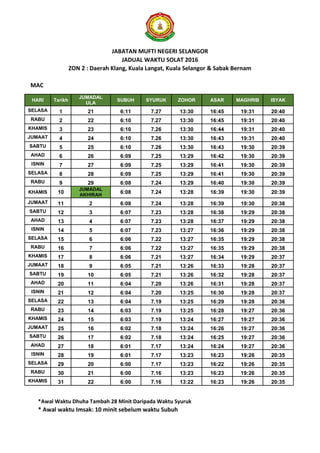Waktu Solat Zohor Shah Alam ReubenqoBrown Waktu Solat Zohor Shah Alam ReubenqoBrown