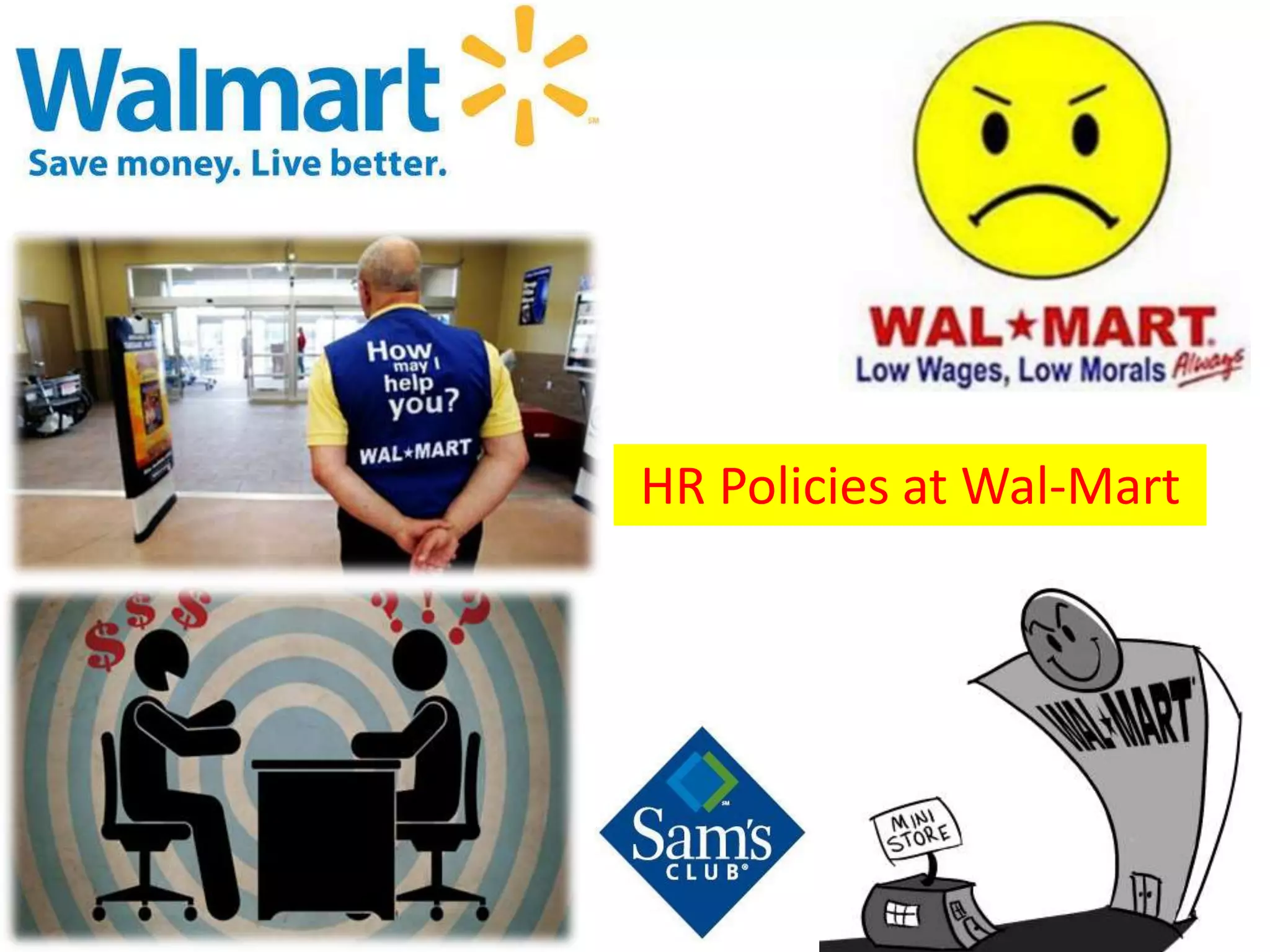 HR Policies at WalMart PPT