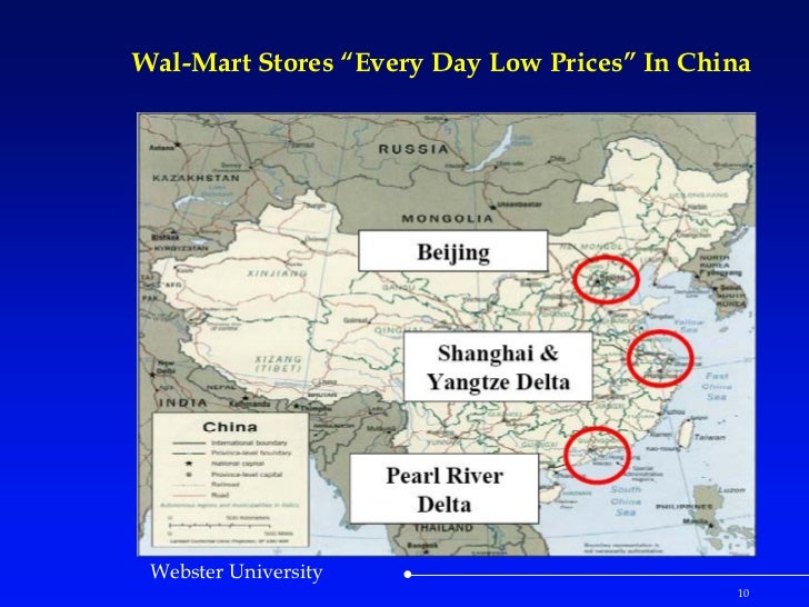 Case Study WalMart Stores “Every Day Low Prices” In China