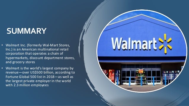 wal mart stores company