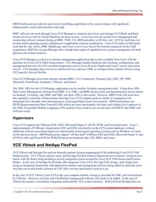 HRG Assessment:Comparing IBM PureSystems and Cisco UCS | PDF