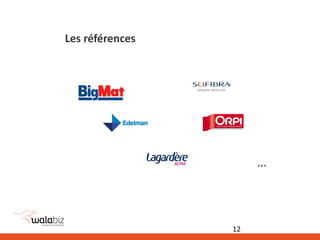 Les références
…
12
 