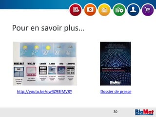 http://youtu.be/qw4Z93fMV8Y
Pour en savoir plus…
Dossier de presse
30
 