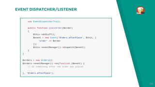 EVENT DISPATCHER/LISTENER
38
 