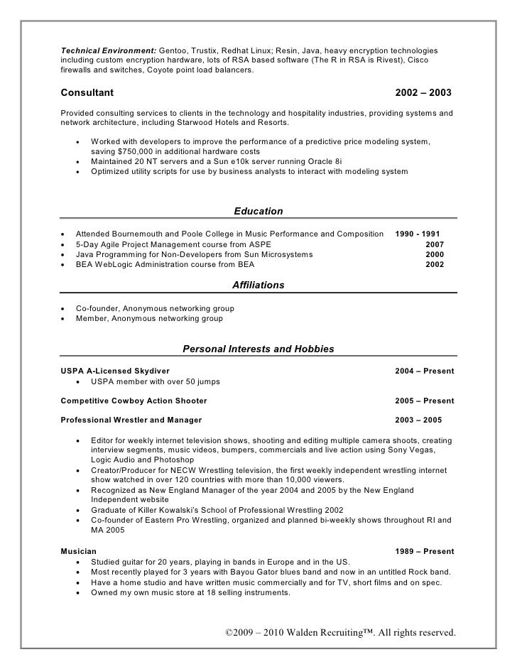 walden recruiting sample resume makeover cc license no derivs