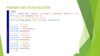 PREPARE MIT PLATZHALTERN
32
 