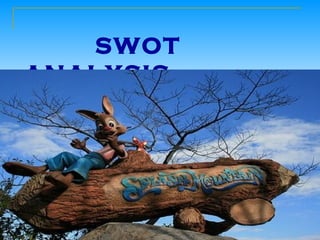 SWOT
ANALYSIS
 