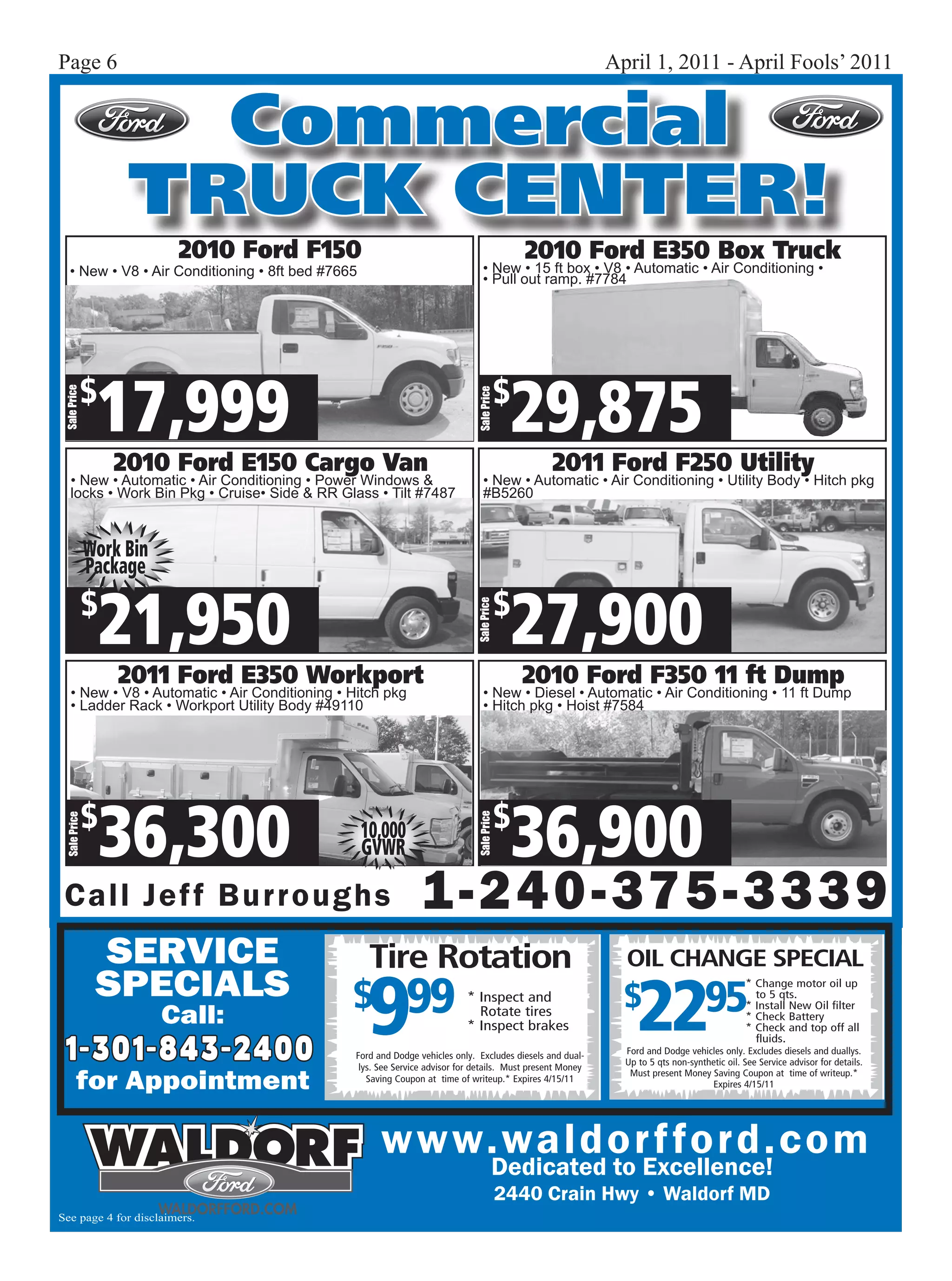 Waldorf Ford advertising catalog PDF