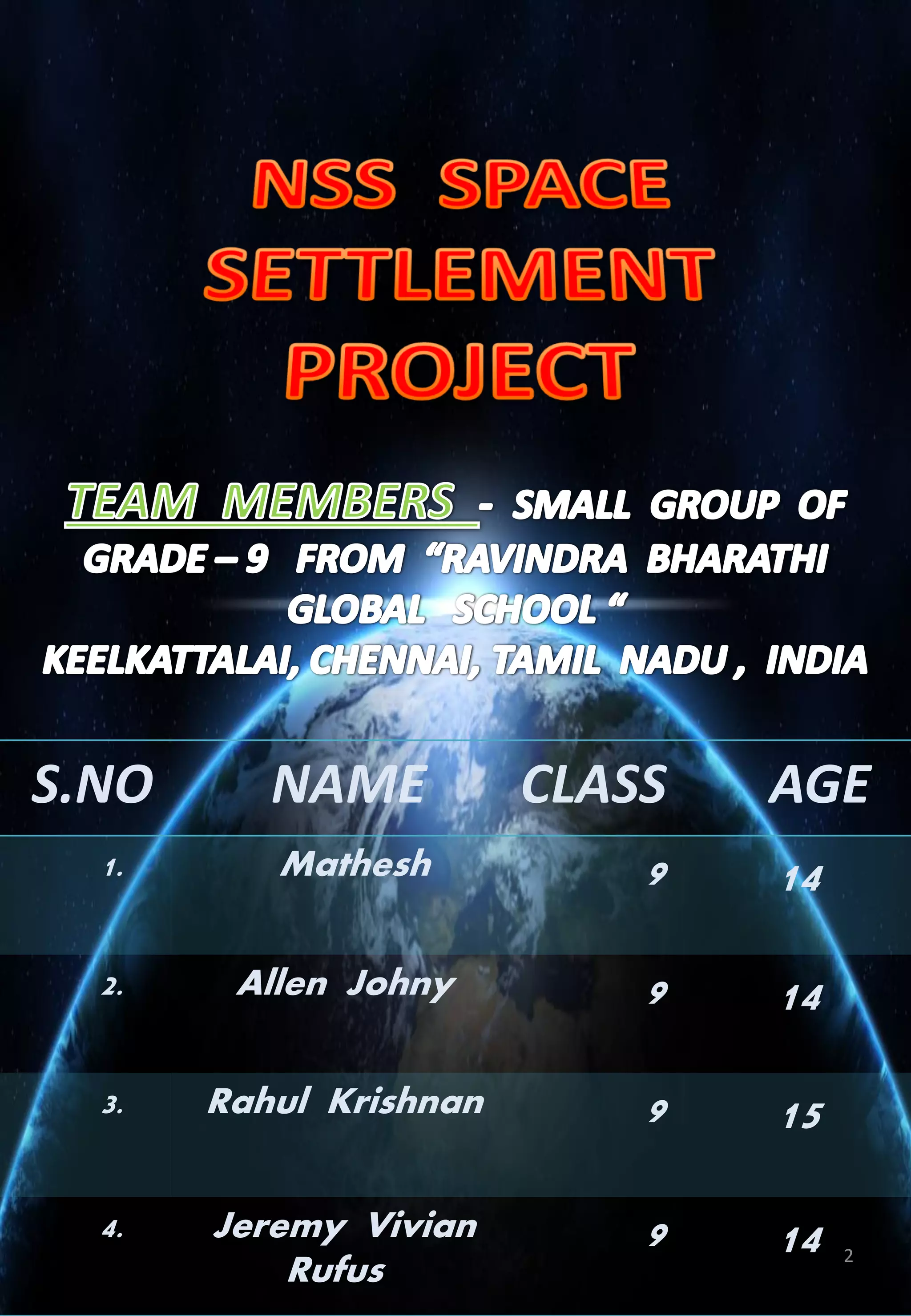Nasa Project Names