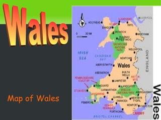Map of Wales Wales 