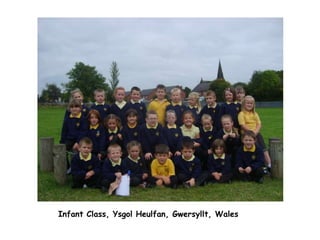Infant Class, YsgolHeulfan, Gwersyllt, Wales 